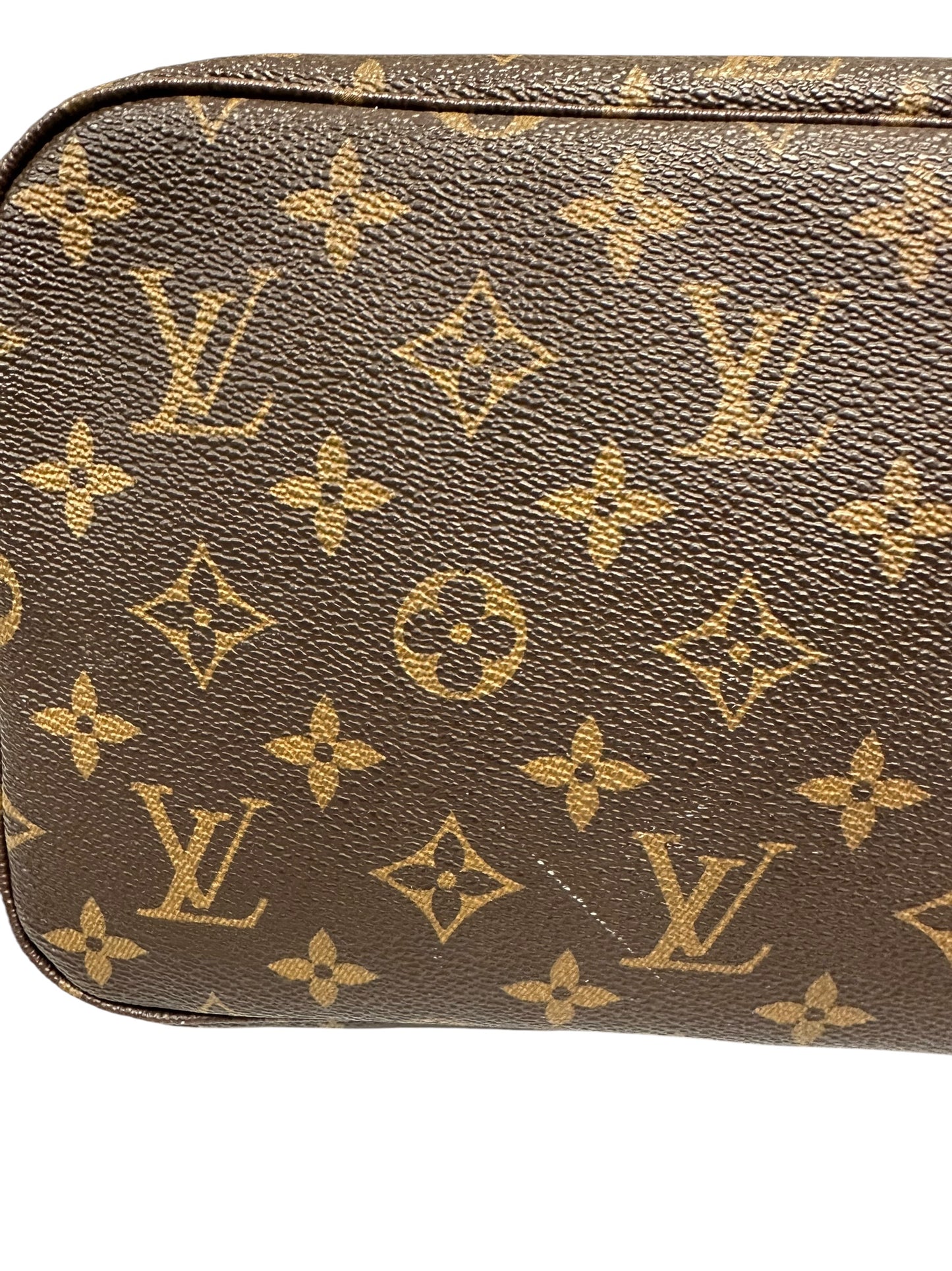 Tote Luxury Designer By Louis Vuitton In Brown & Tan, Size:Large