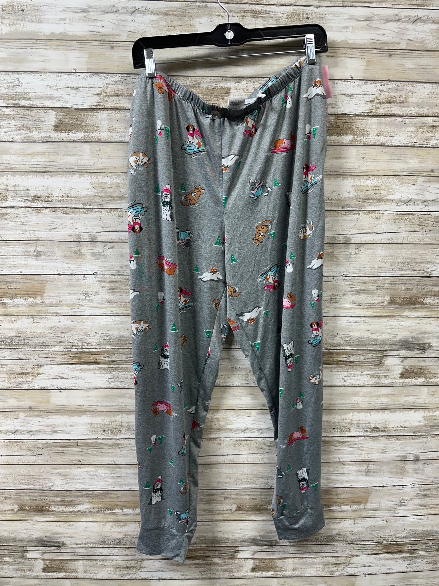 Pajamas 2Pc By Joyspun In Green & Grey, Size:Xl