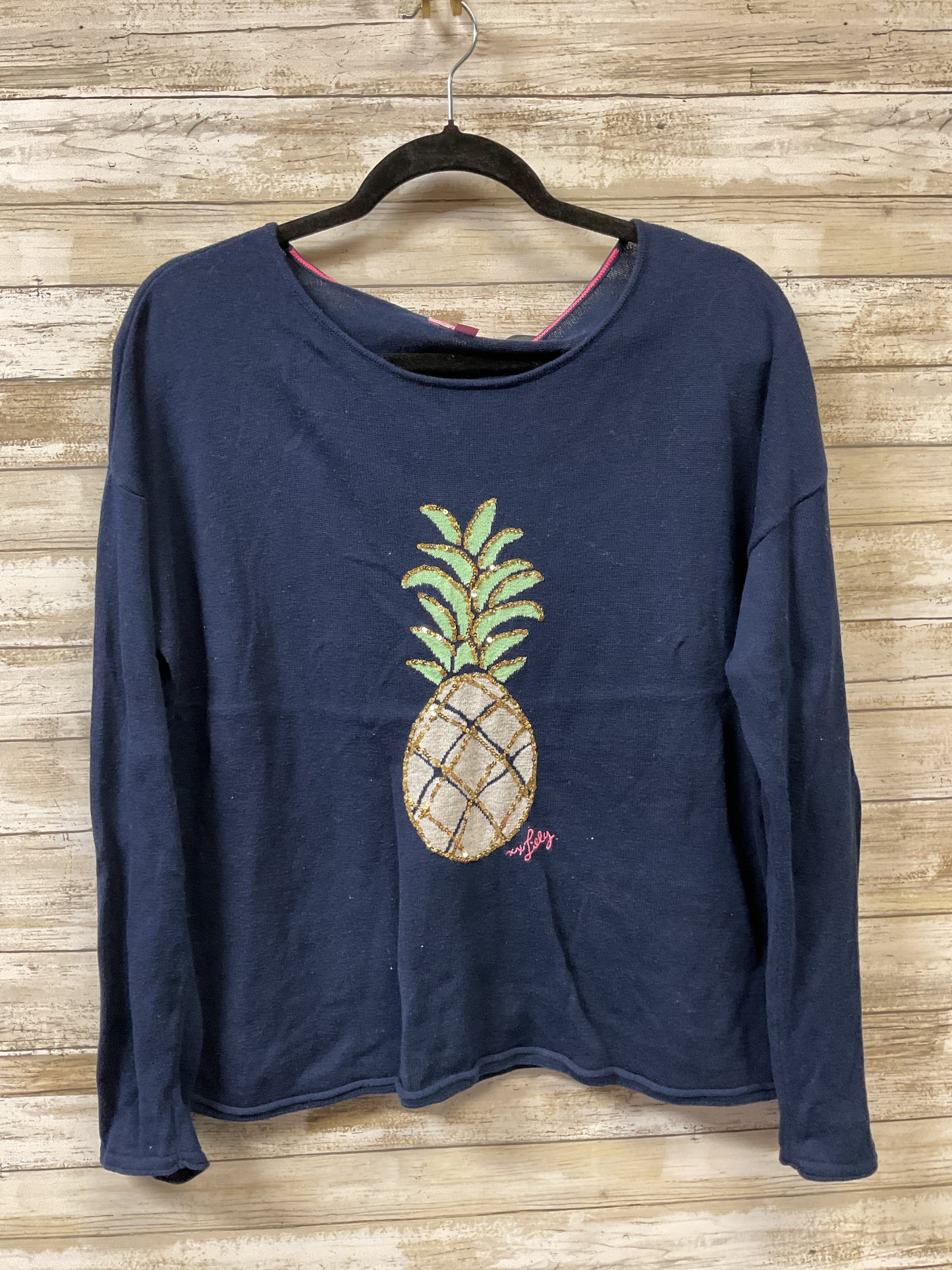 Sweater Designer By Lilly Pulitzer In Navy, Size:M