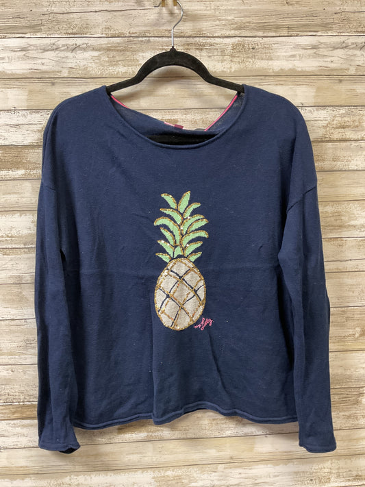 Sweater Designer By Lilly Pulitzer In Navy, Size:M