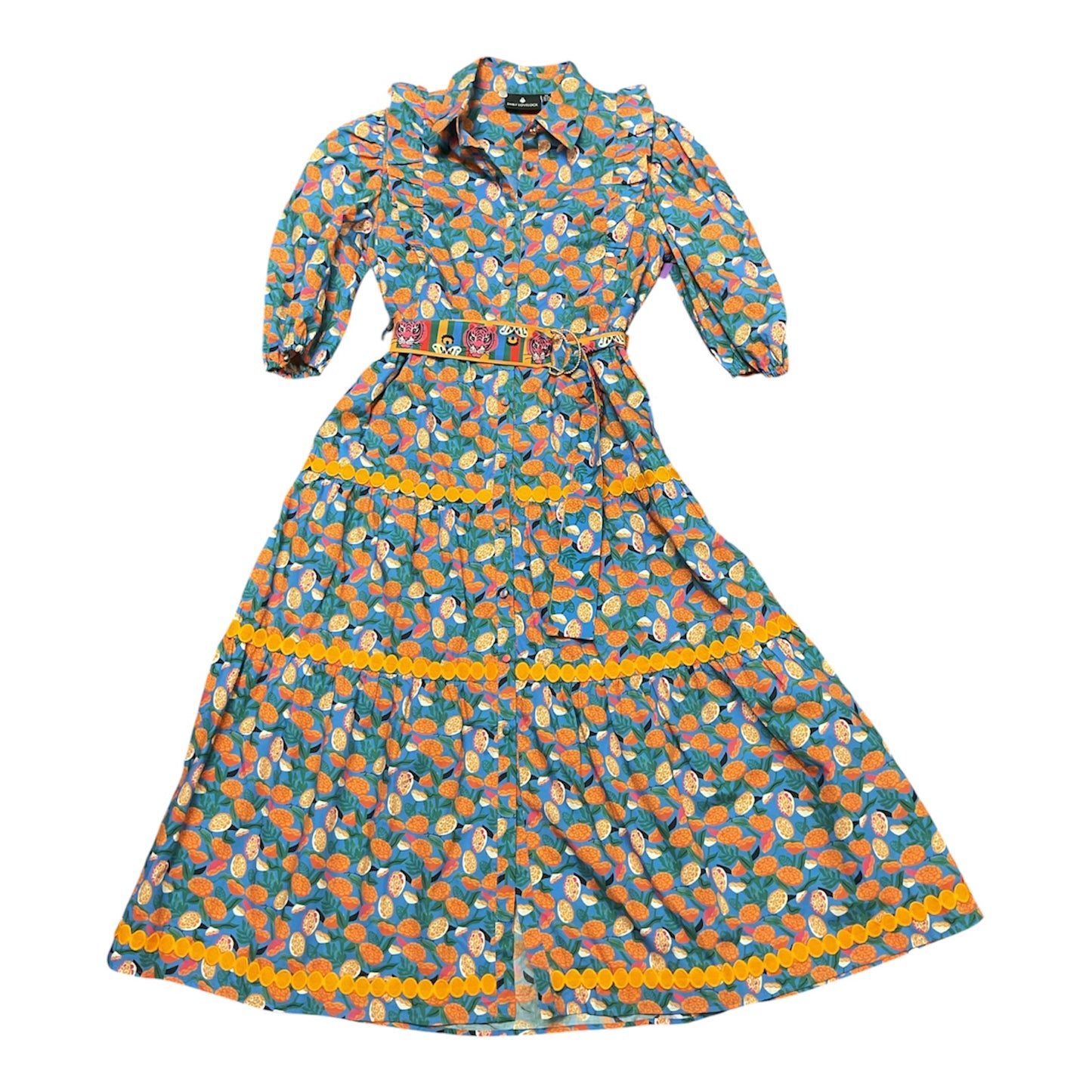 Dress Casual Maxi By Cma In Blue & Orange, Size:Xs