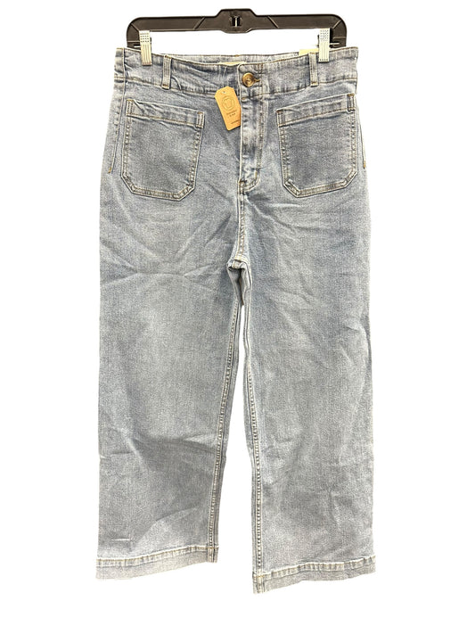 Jeans Wide Leg By Cmc In Blue Denim, Size:L