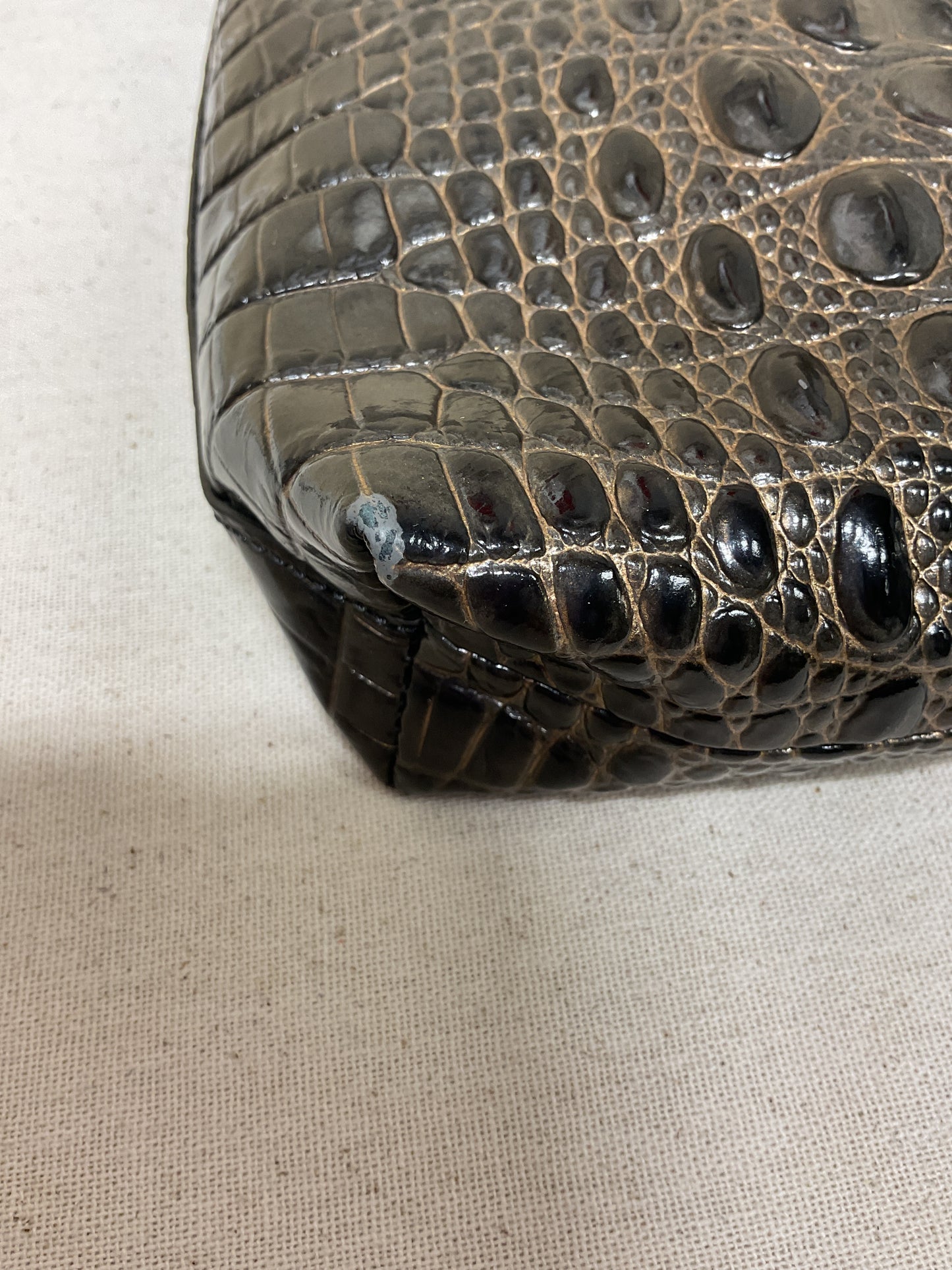 Handbag Designer By Brahmin In Green, Size:Small