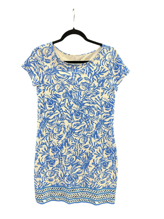 Dress Designer By Lilly Pulitzer In Blue & White, Size:S