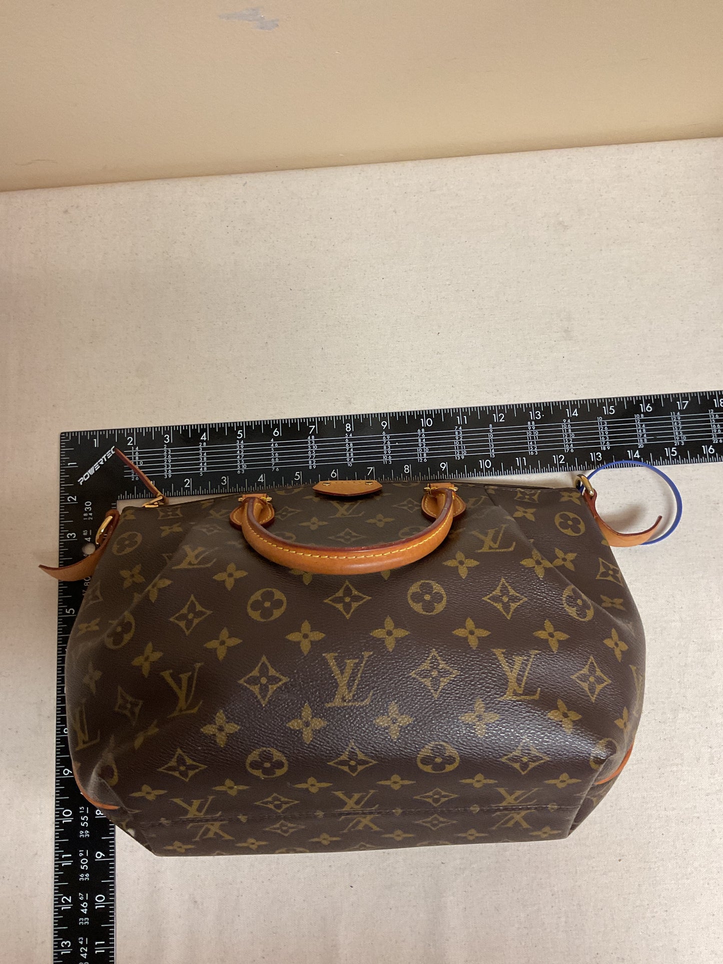 Handbag Luxury Designer By Louis Vuitton In Brown, Size:Medium