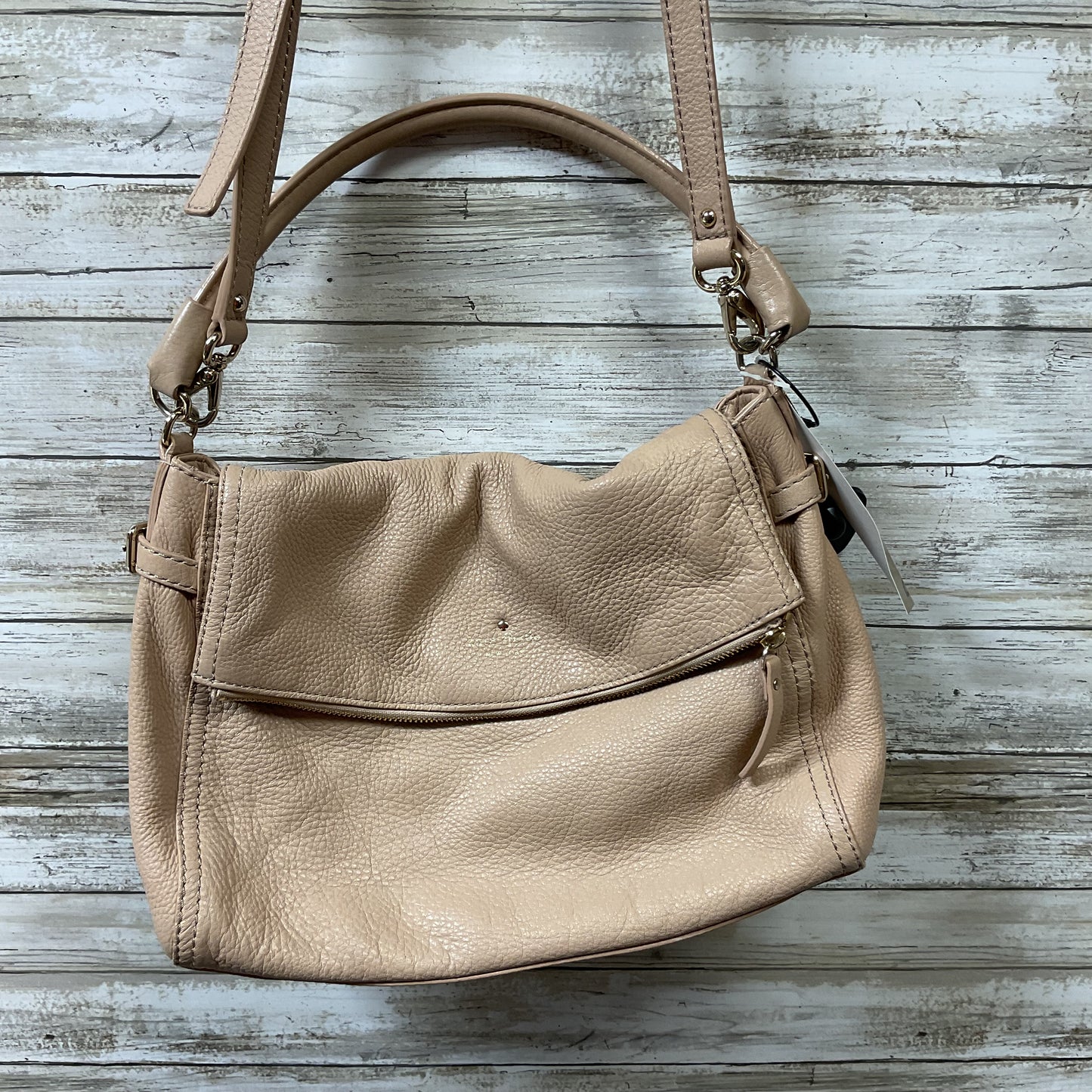 Crossbody Designer By Kate Spade In Tan, Size:Medium