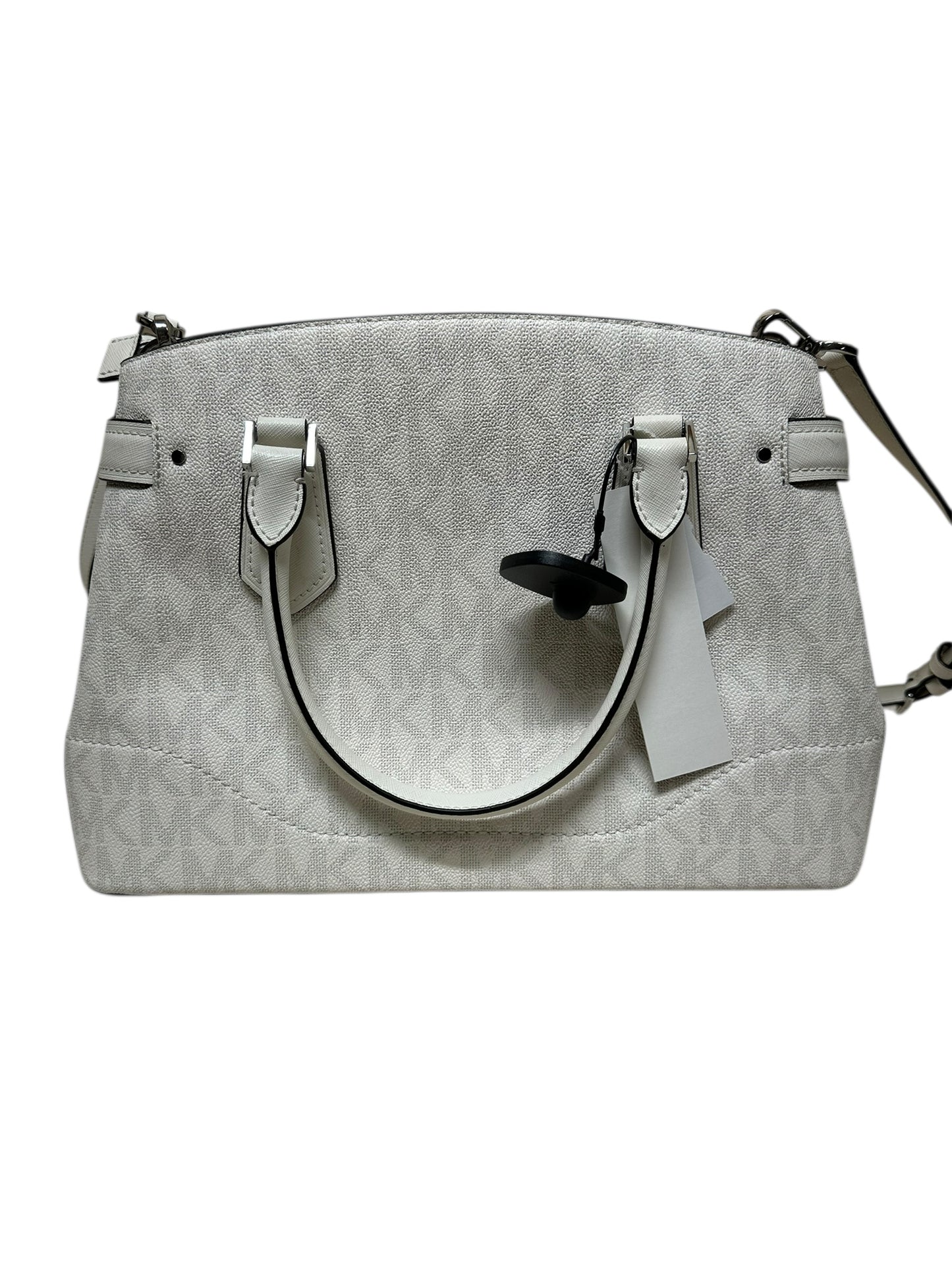 Handbag Designer By Michael Kors In White, Size:Large