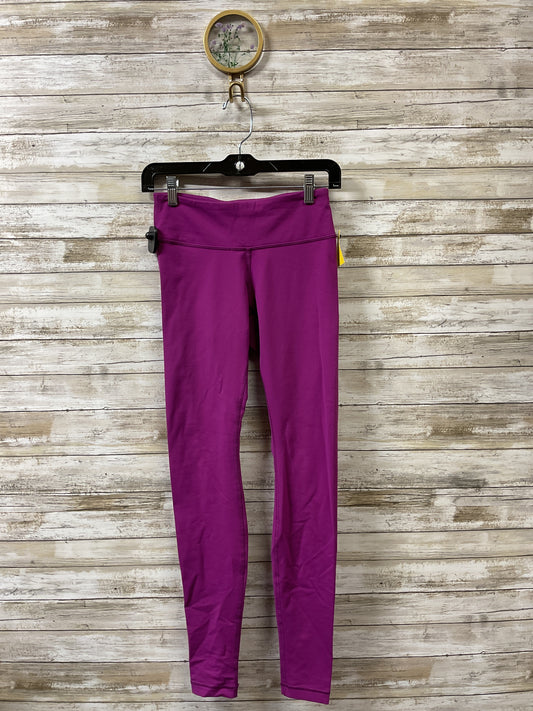Athletic Leggings By Lululemon In Purple, Size:4