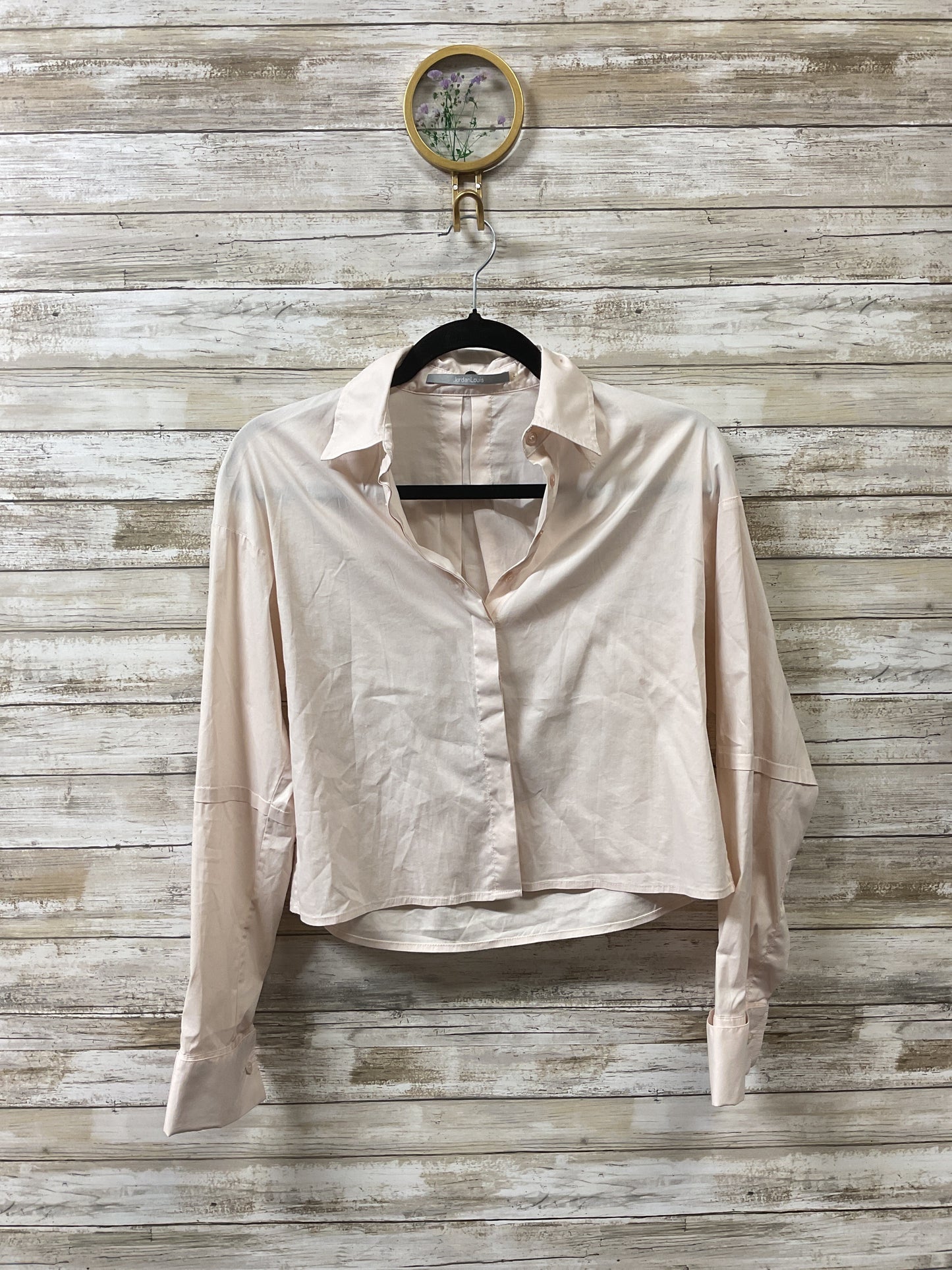 Blouse Ls By Cma In Cream, Size:Xs