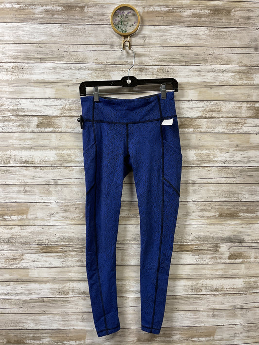 Athletic Leggings By Lululemon In Blue, Size:6