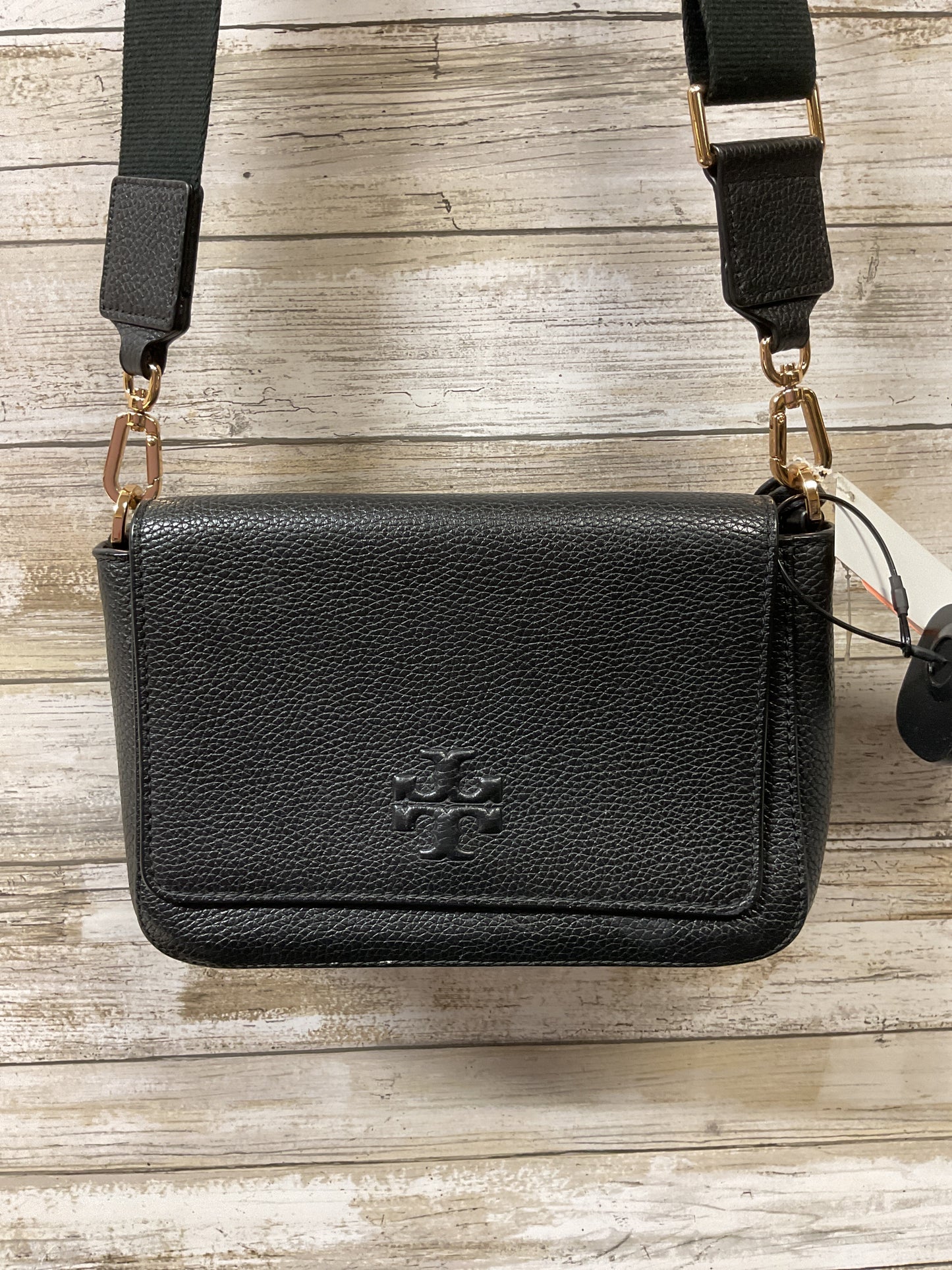 Crossbody Designer By Tory Burch In Black, Size:Small