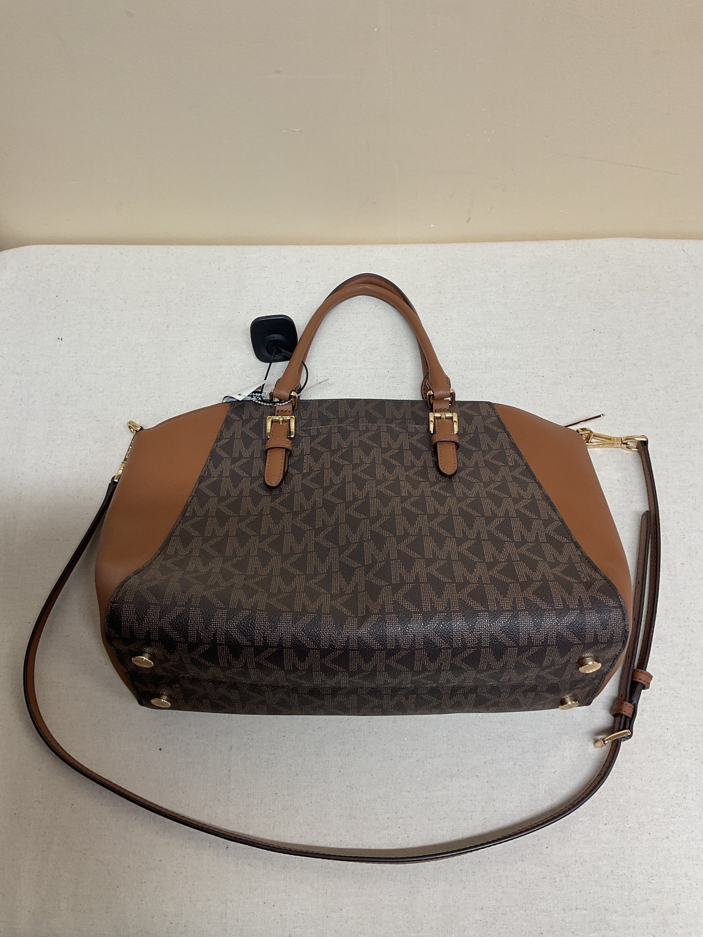 Handbag Designer By Michael Kors In Brown, Size:Medium