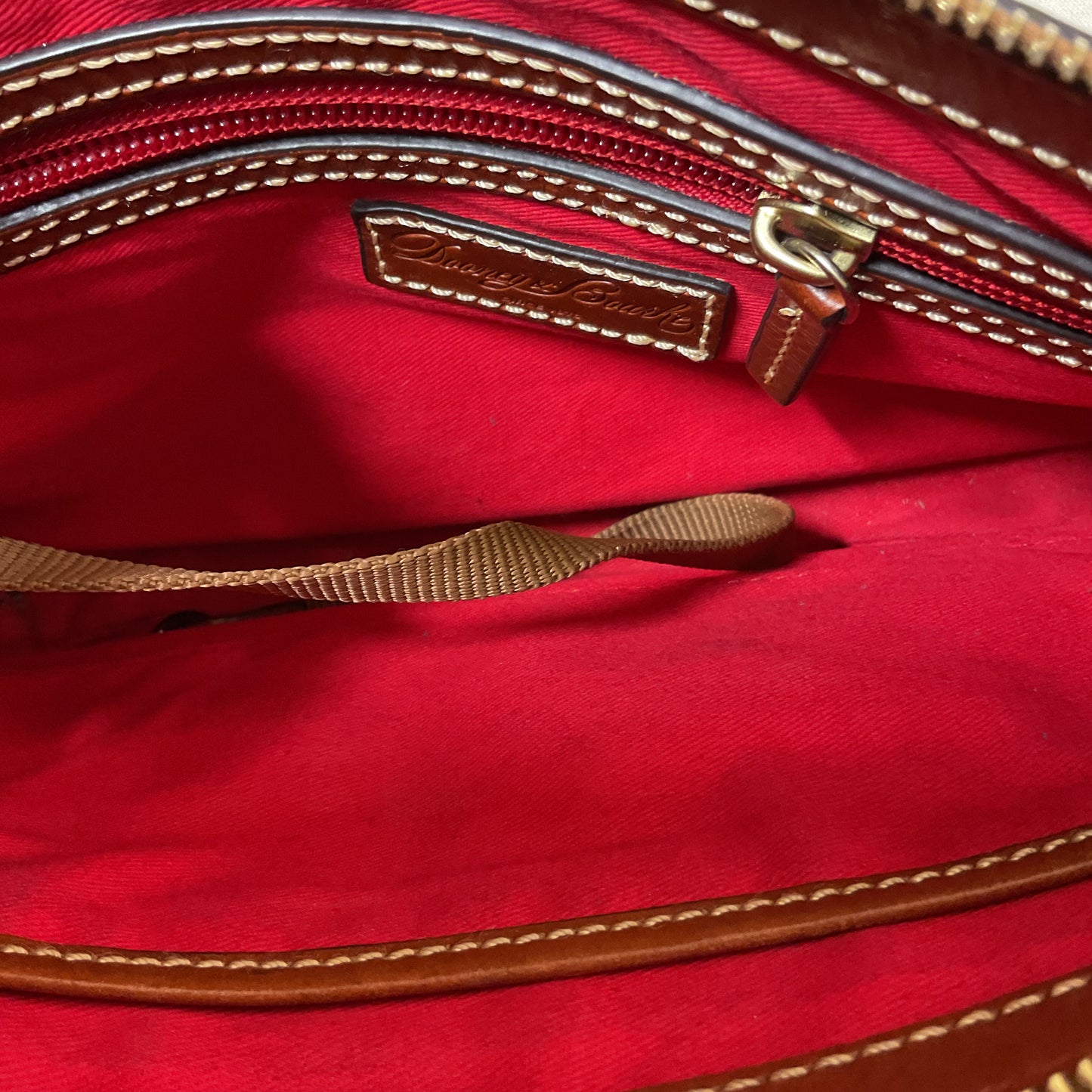 Handbag Designer By Dooney And Bourke In Blue, Size:Medium