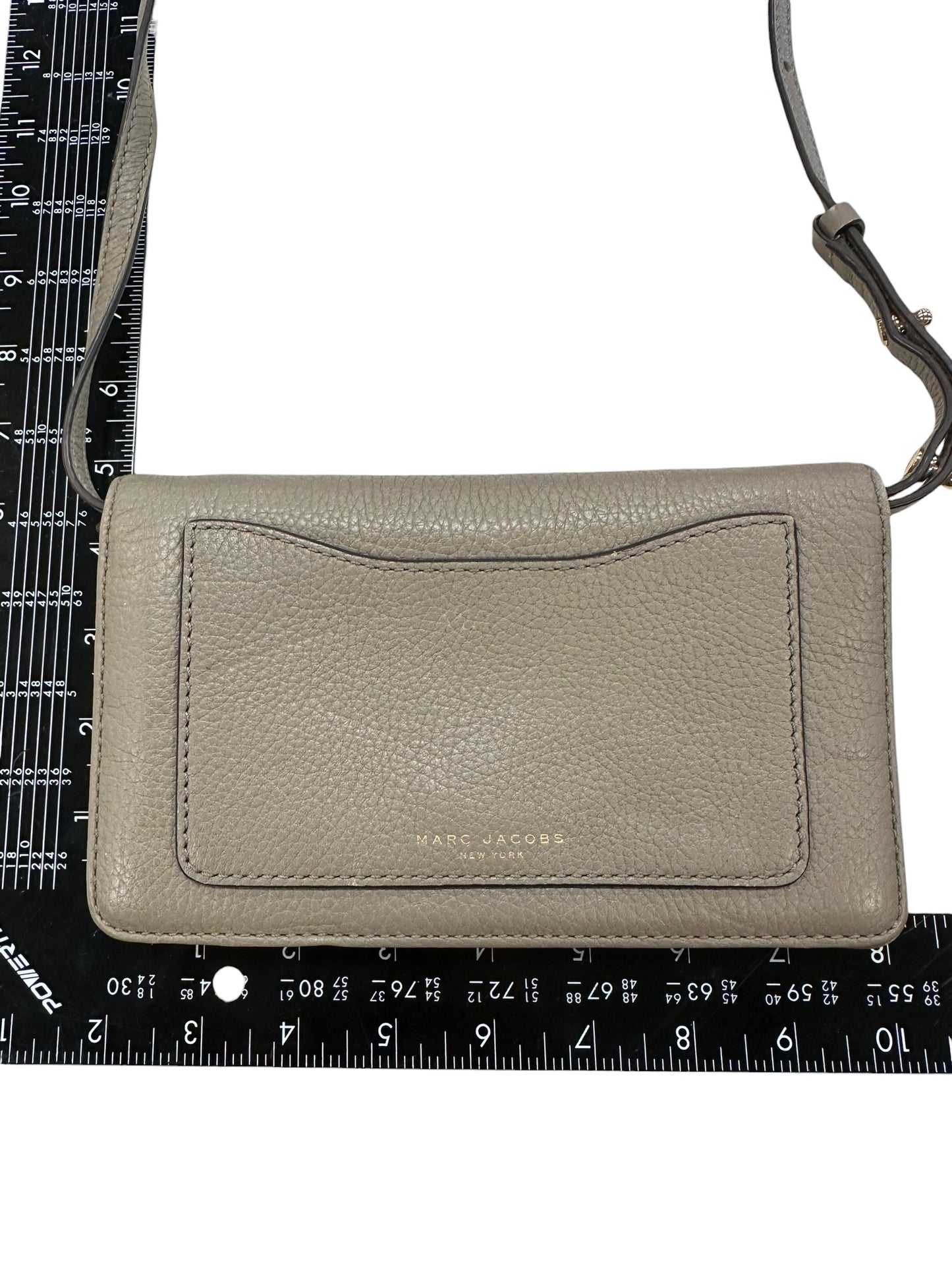 Crossbody Luxury Designer By Marc Jacobs In Taupe, Size:Small