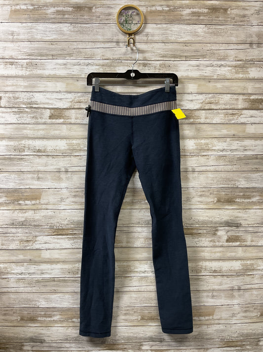 Athletic Leggings By Lululemon In Blue, Size:4