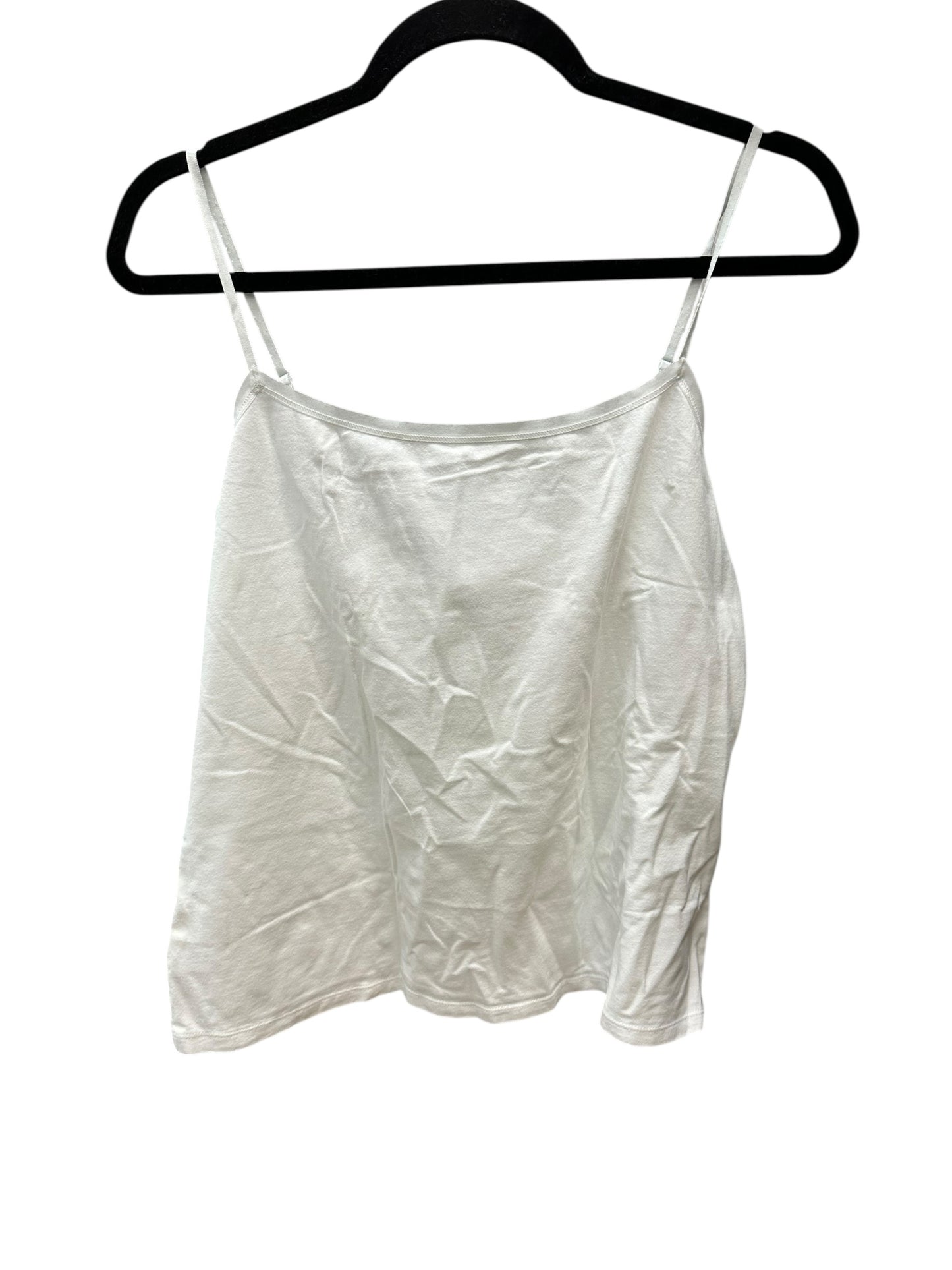 Tank Top By Ann Taylor In White, Size:L