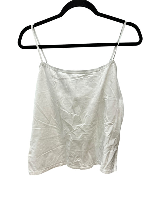 Tank Top By Ann Taylor In White, Size:L