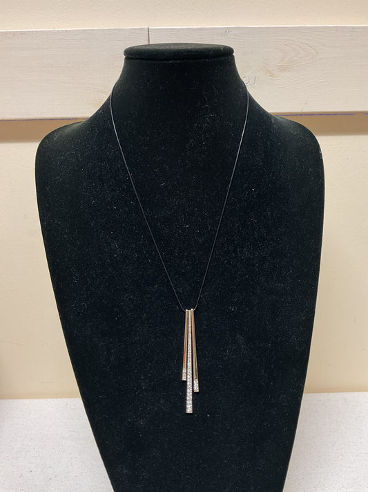 Necklace Pendant By White House Black Market In Black & Gold