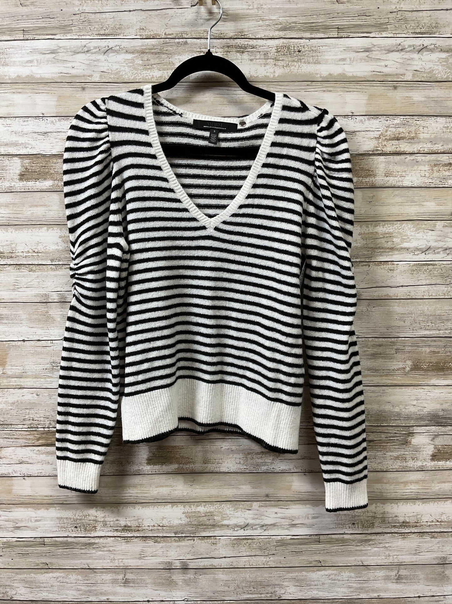 Sweater By White House Black Market In Black & White, Size:S