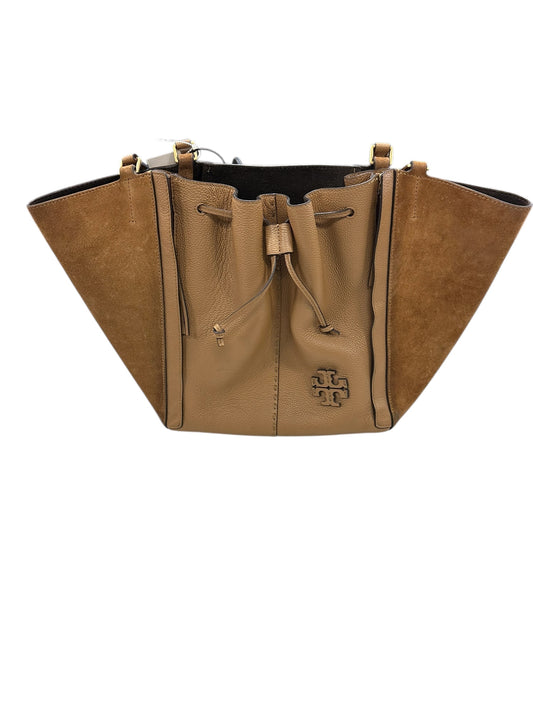 Handbag Designer By Tory Burch In Brown, Size:Large