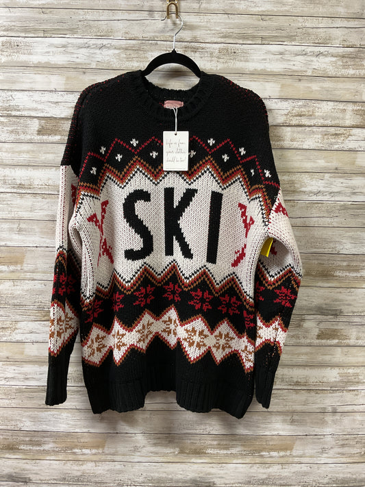 Sweater By Mumu In Black & White, Size:M