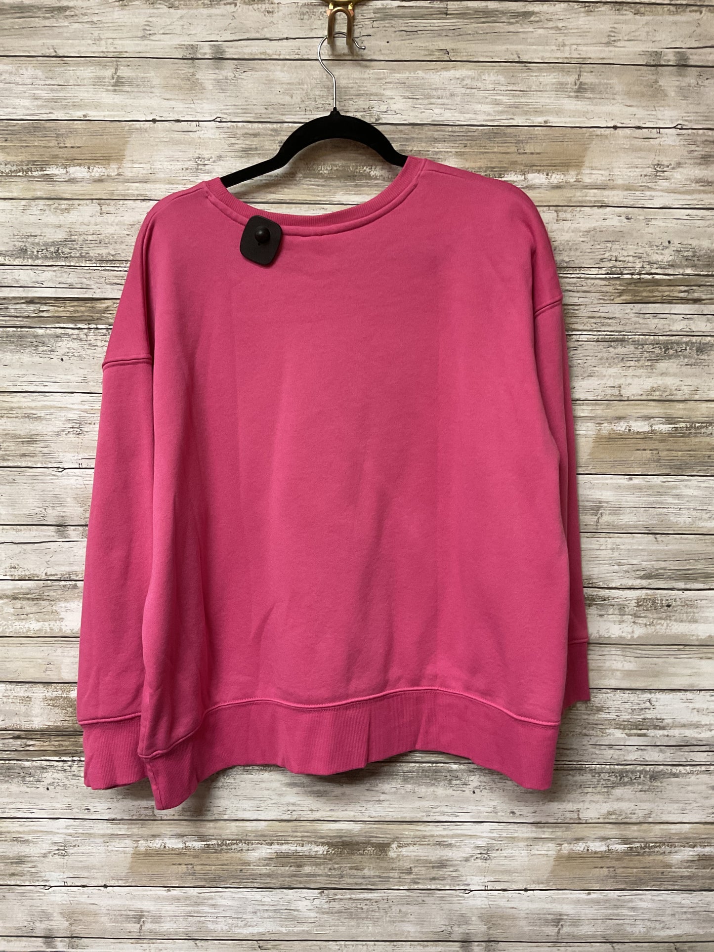 Sweatshirt Crewneck By Clothes Mentor In Pink, Size:L