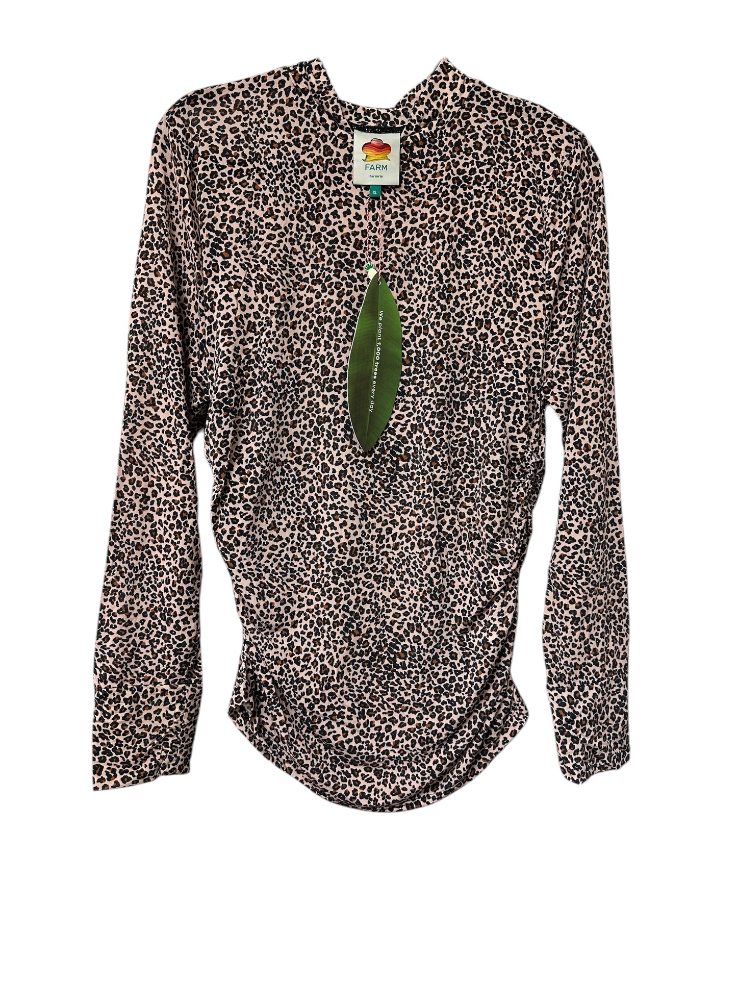 Top Ls By Farm Rio In Animal Print, Size:Xl