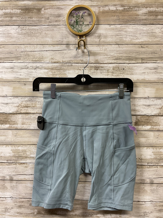 Athletic Shorts By Lululemon In Blue, Size:4