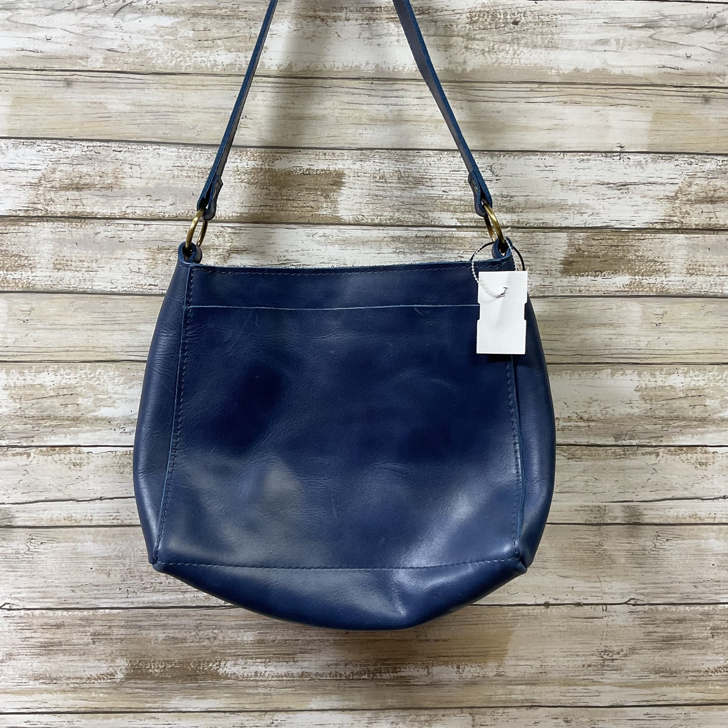 Handbag Leather By Cma In Blue, Size:Medium