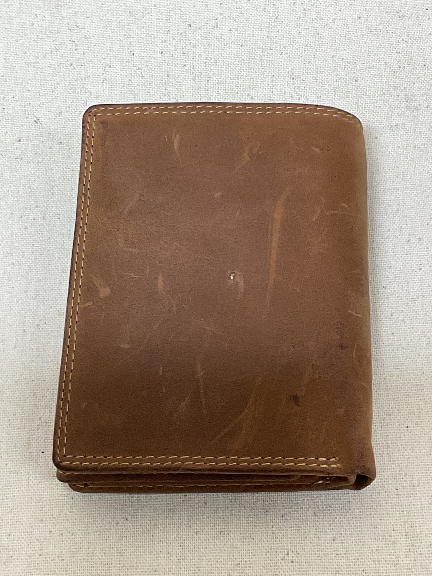 Wallet Leather By Myra In Brown, Size:Small