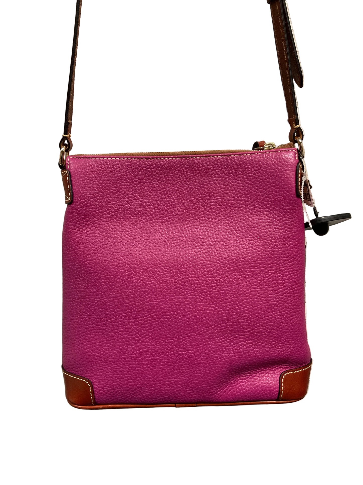 Handbag Designer By Dooney And Bourke In Pink & Tan, Size:Medium