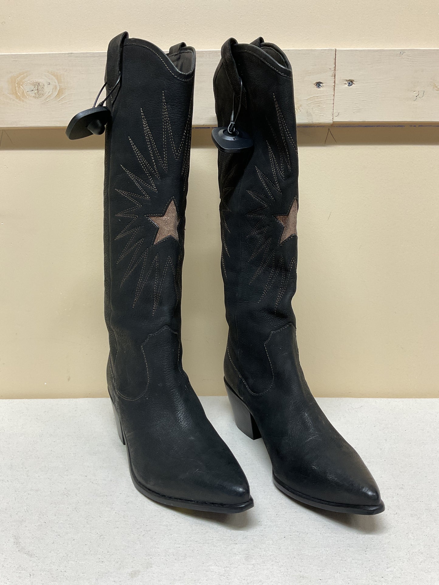 Boots Western By Cmc In Black, Size:39