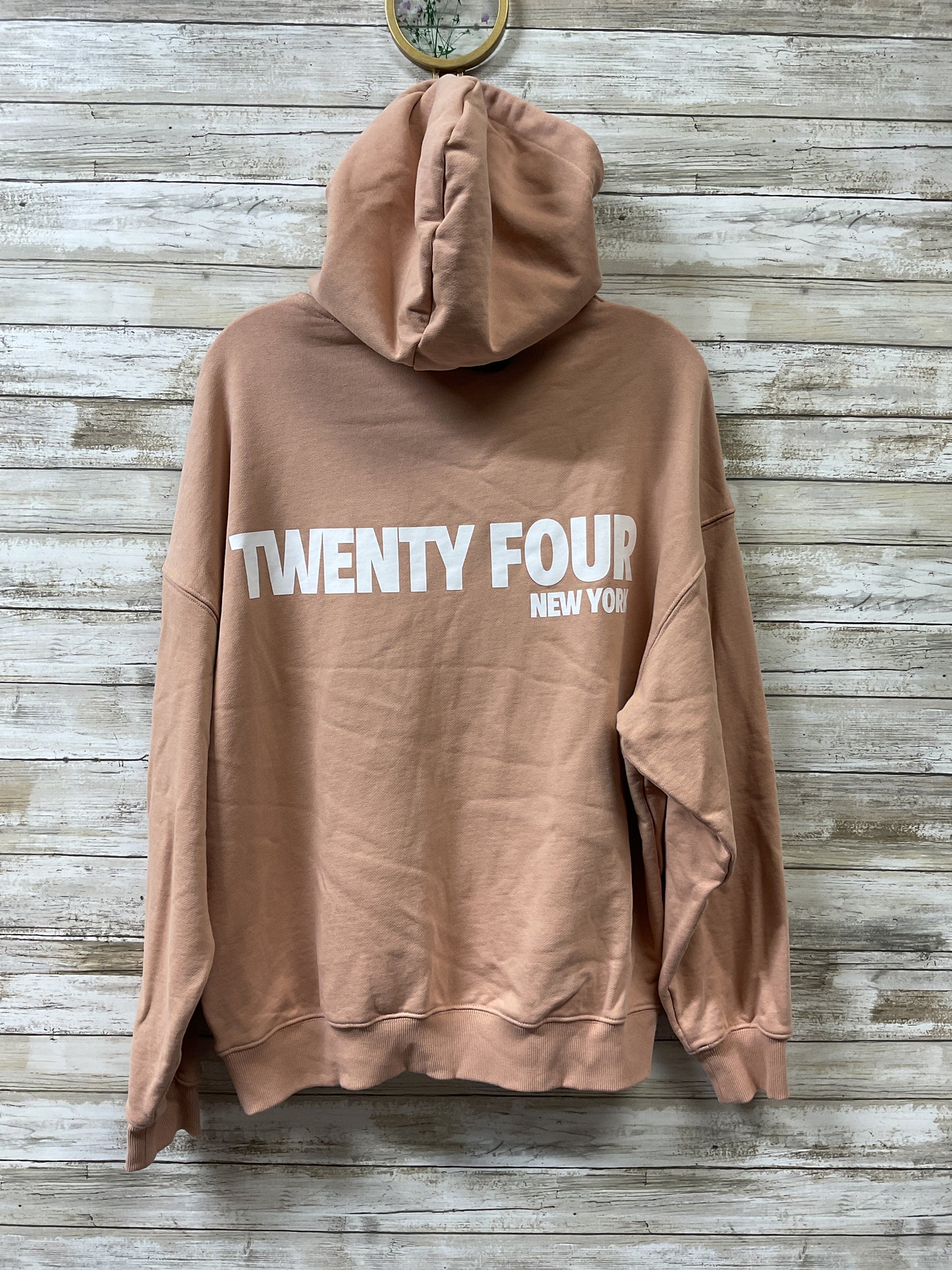 Sweatshirt Hoodie By Cmc In Peach, Size:L