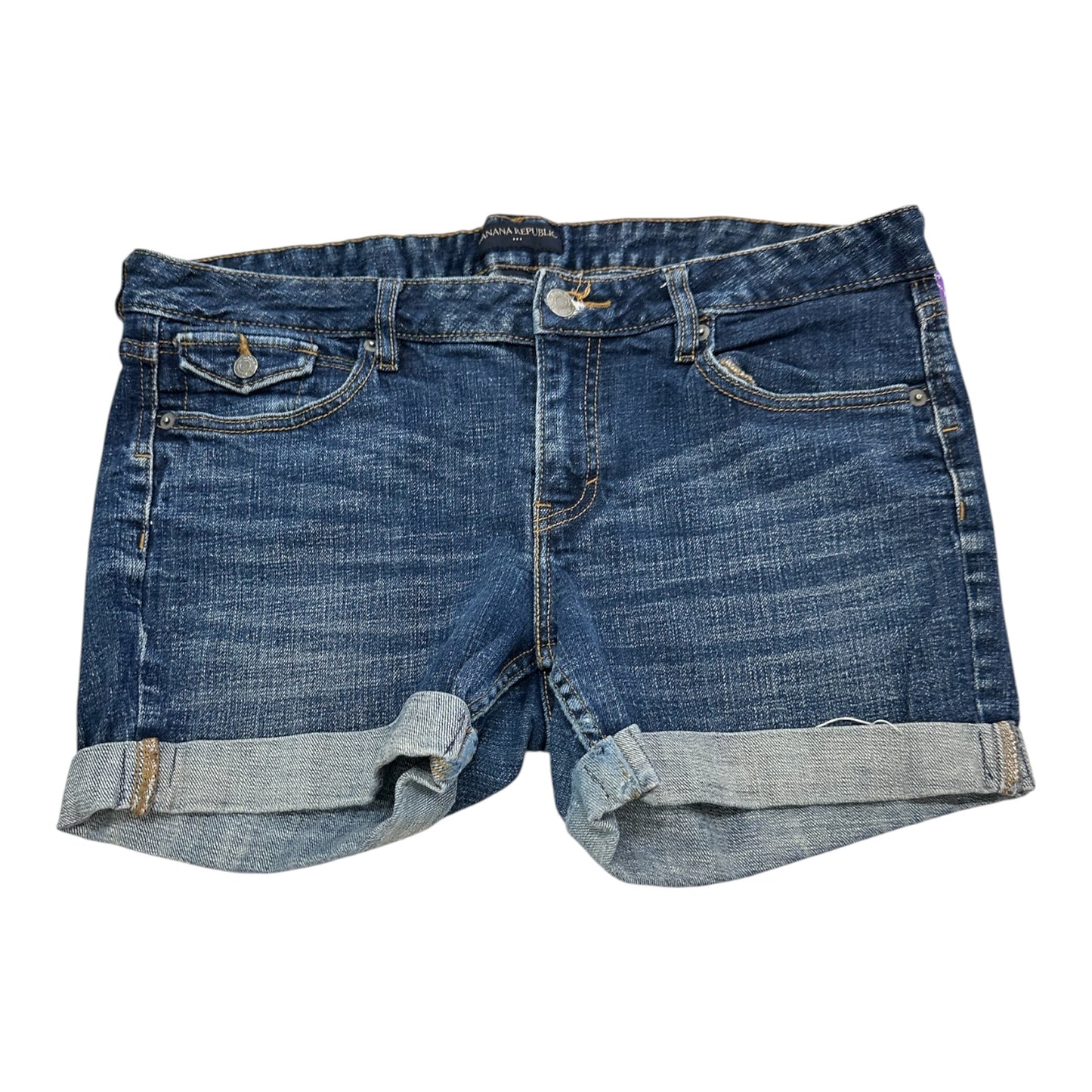 Shorts By Banana Republic In Blue Denim, Size:12