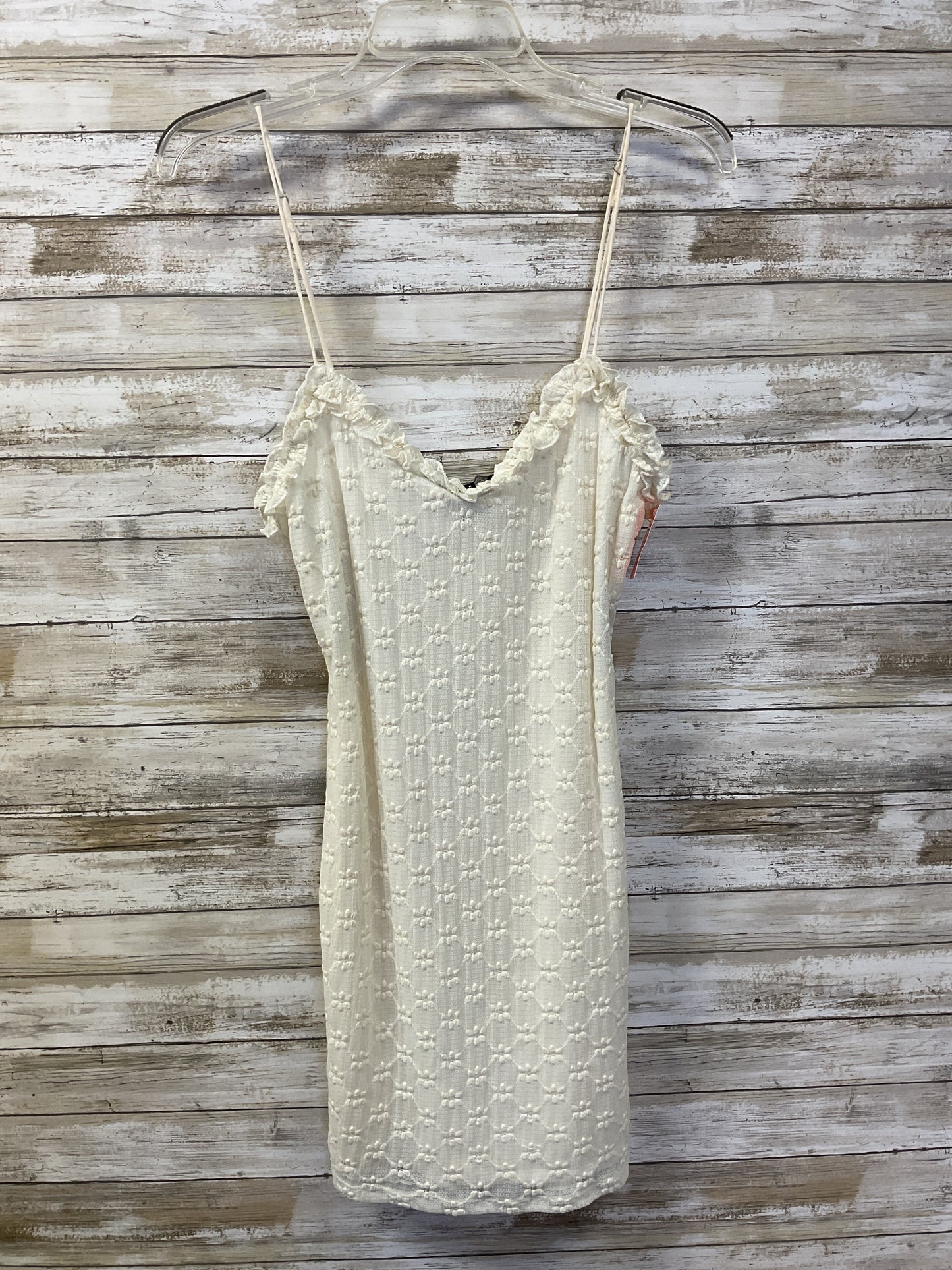 Dress Casual Short By Forever 21 In Cream, Size:M