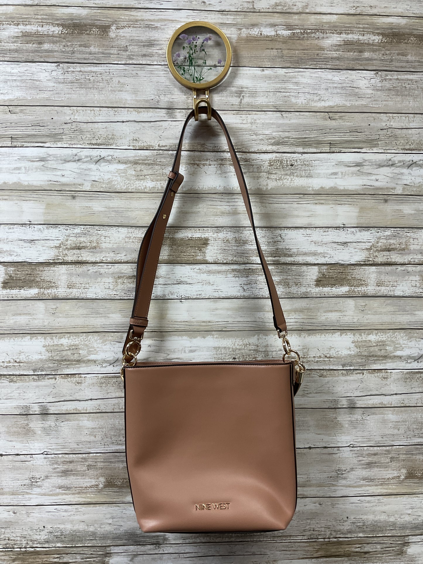 Handbag By Nine West In Brown, Size:Medium
