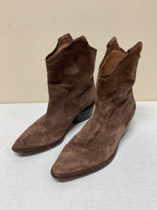 Boots Western By Cma In Brown, Size:6.5