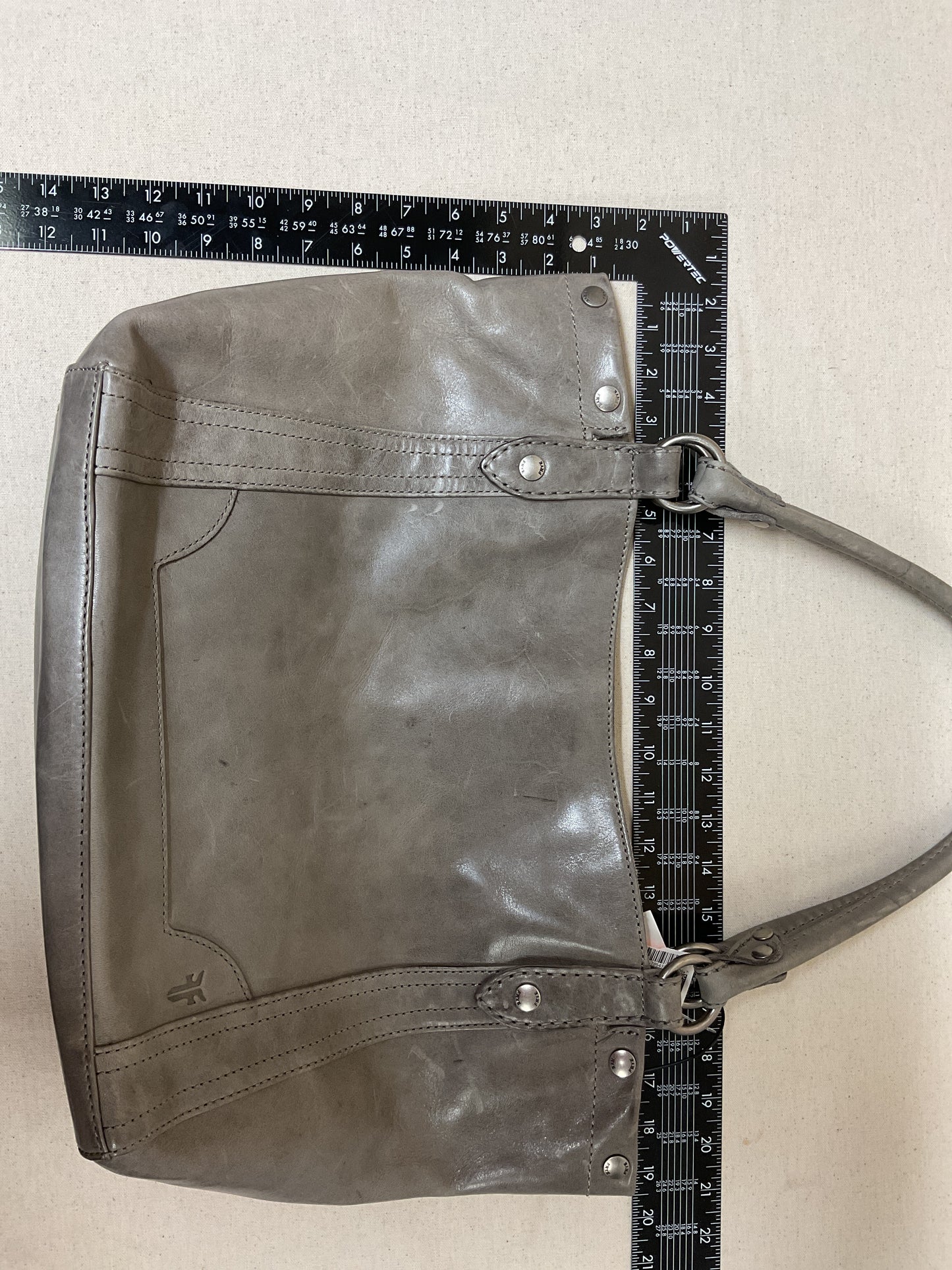 Handbag Designer By Frye In Grey, Size:Large