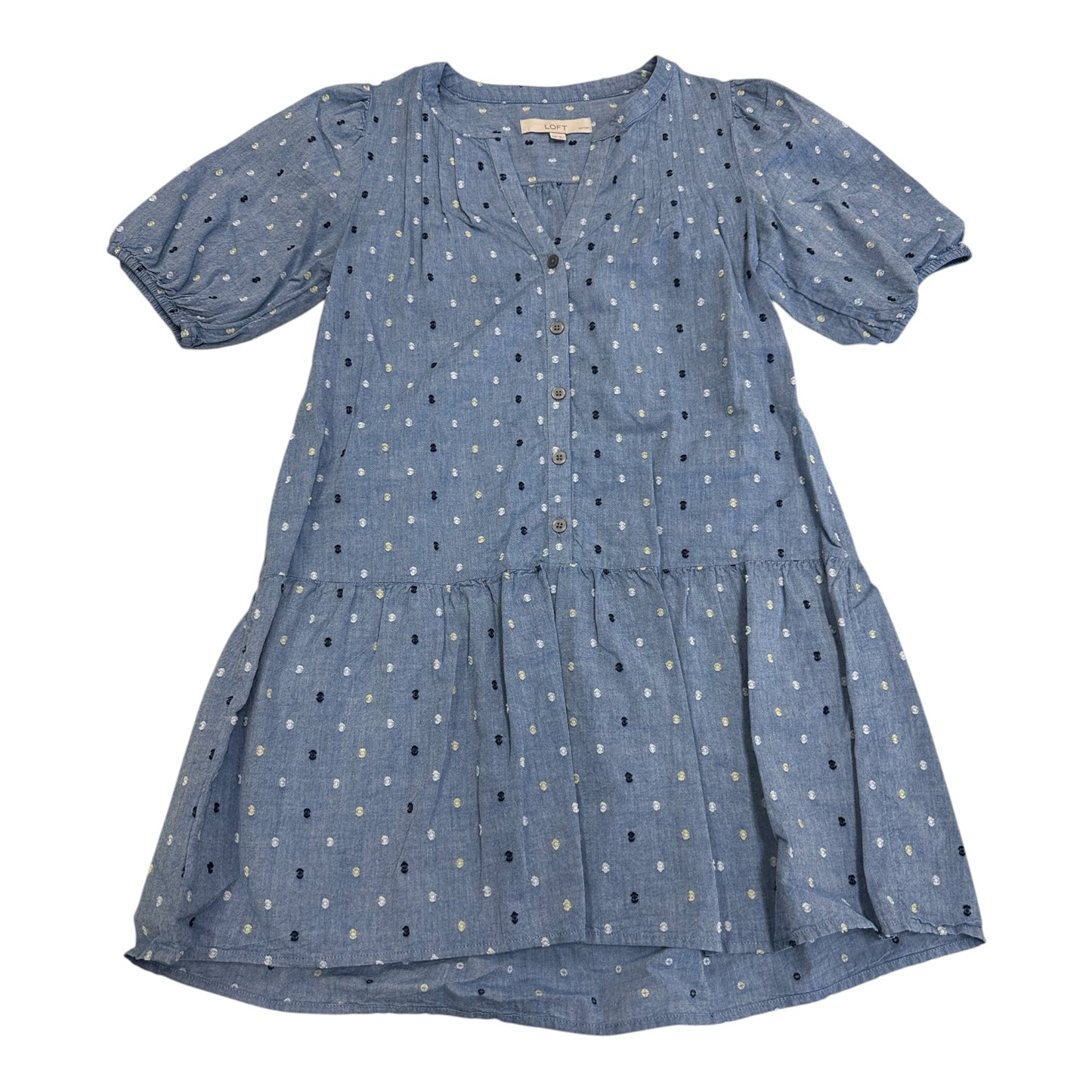 Dress Casual Short By Loft In Blue, Size:Xxsp