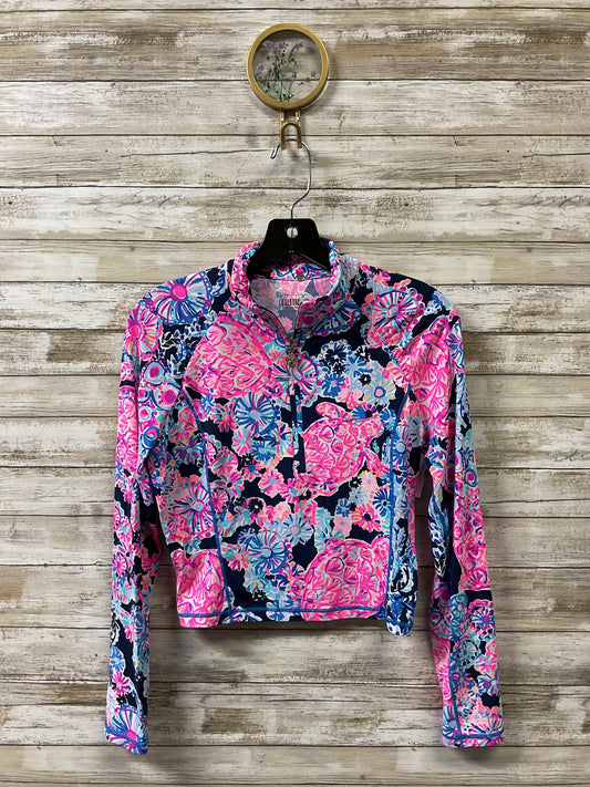 Top Ls Designer By Lilly Pulitzer In Blue & Pink, Size:S