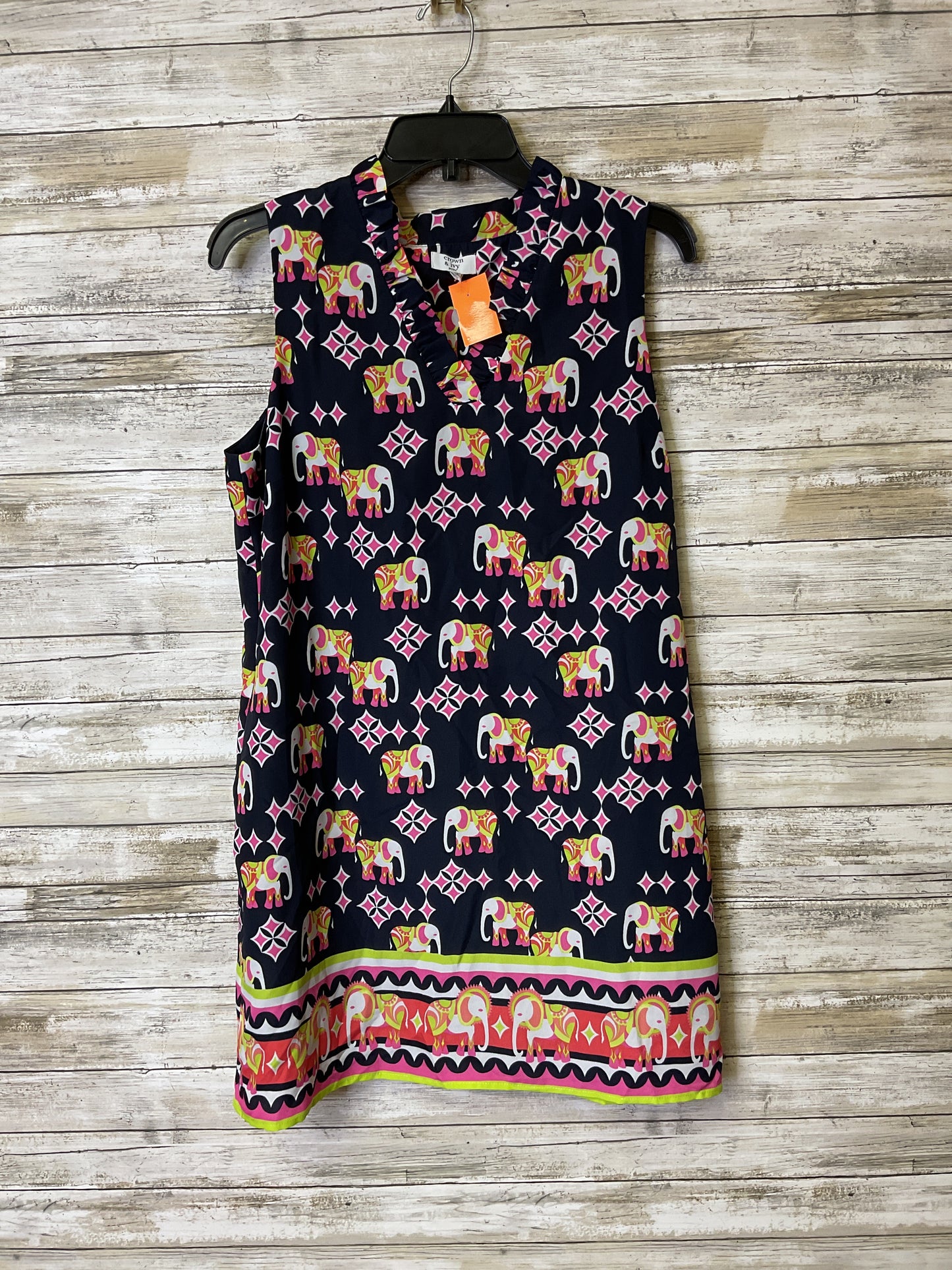 Dress Casual Short By Crown And Ivy In Navy, Size:10P