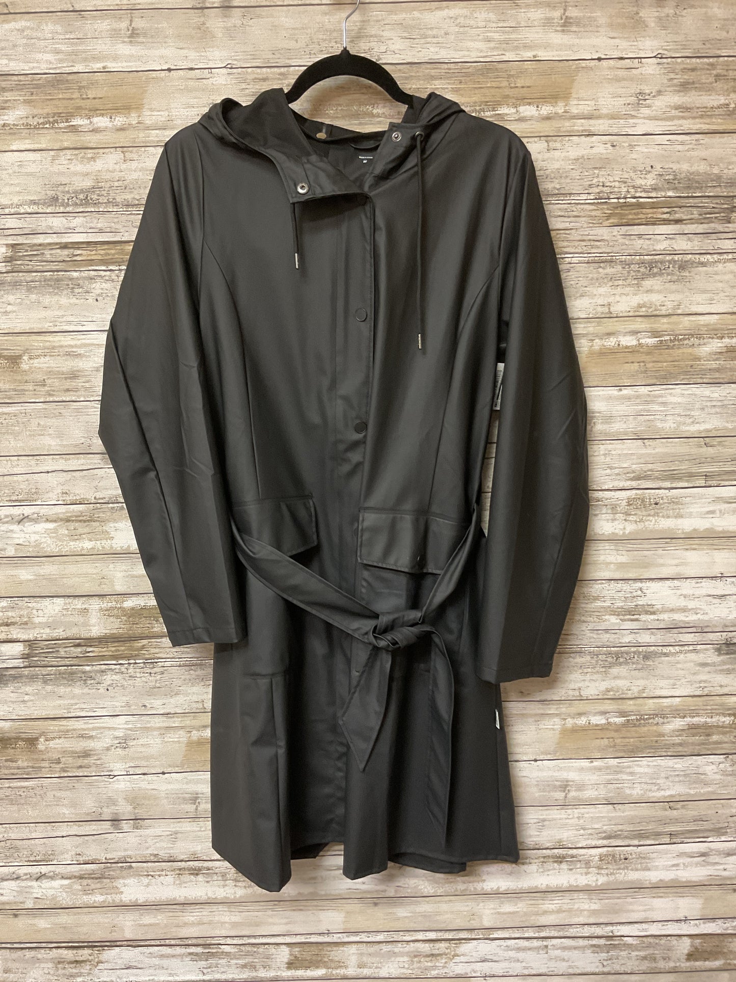 Coat Raincoat By Cmb In Black, Size:M