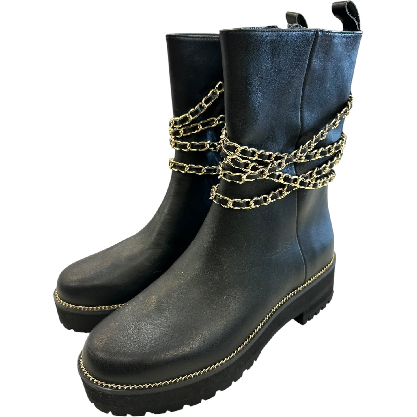 Boots Combat By Cmb In Black, Size:7.5