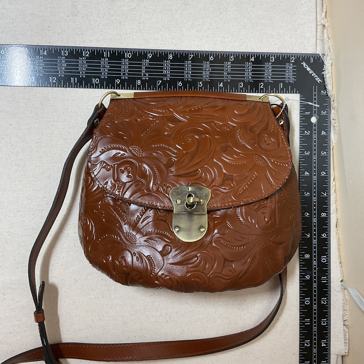 Handbag Designer By Patricia Nash In Brown, Size:Medium