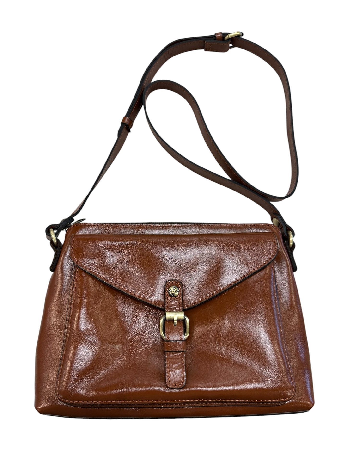 Crossbody Designer By Patricia Nash In Brown, Size:Medium