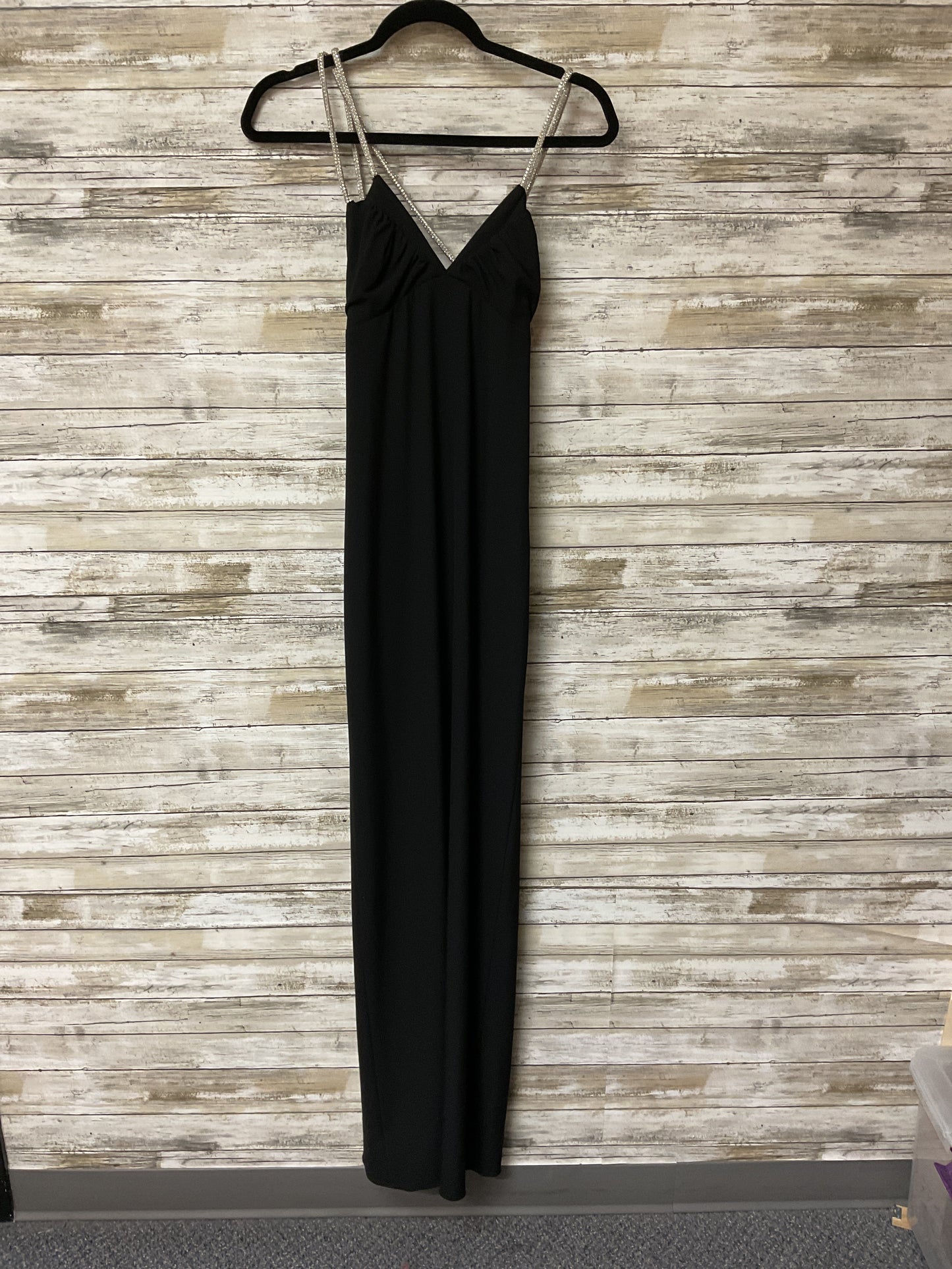 Dress Party Long By Cma In Black & Silver, Size:Xs