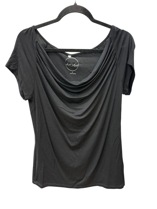 Top Ss By International Concepts In Black, Size:Xl