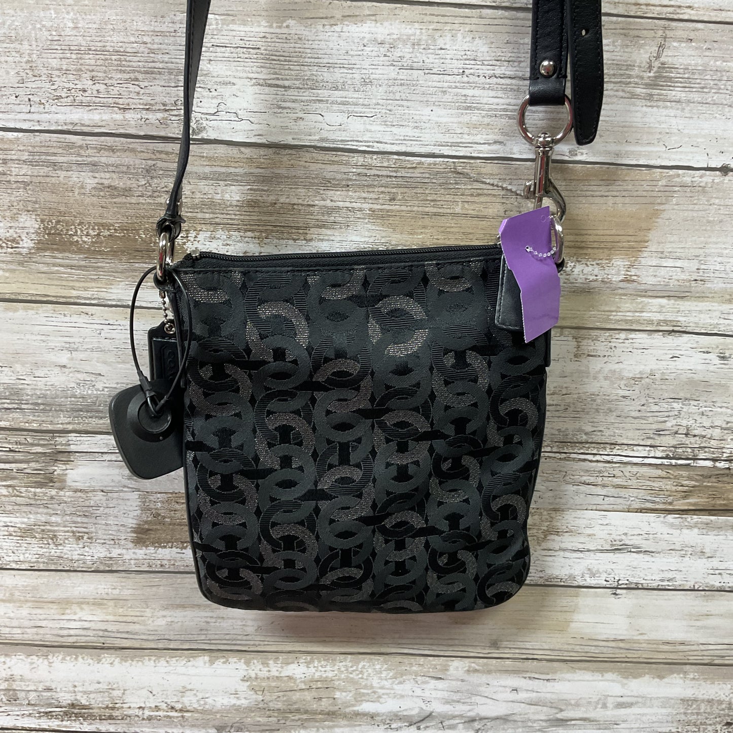 Crossbody Designer By Coach In Black, Size:Medium