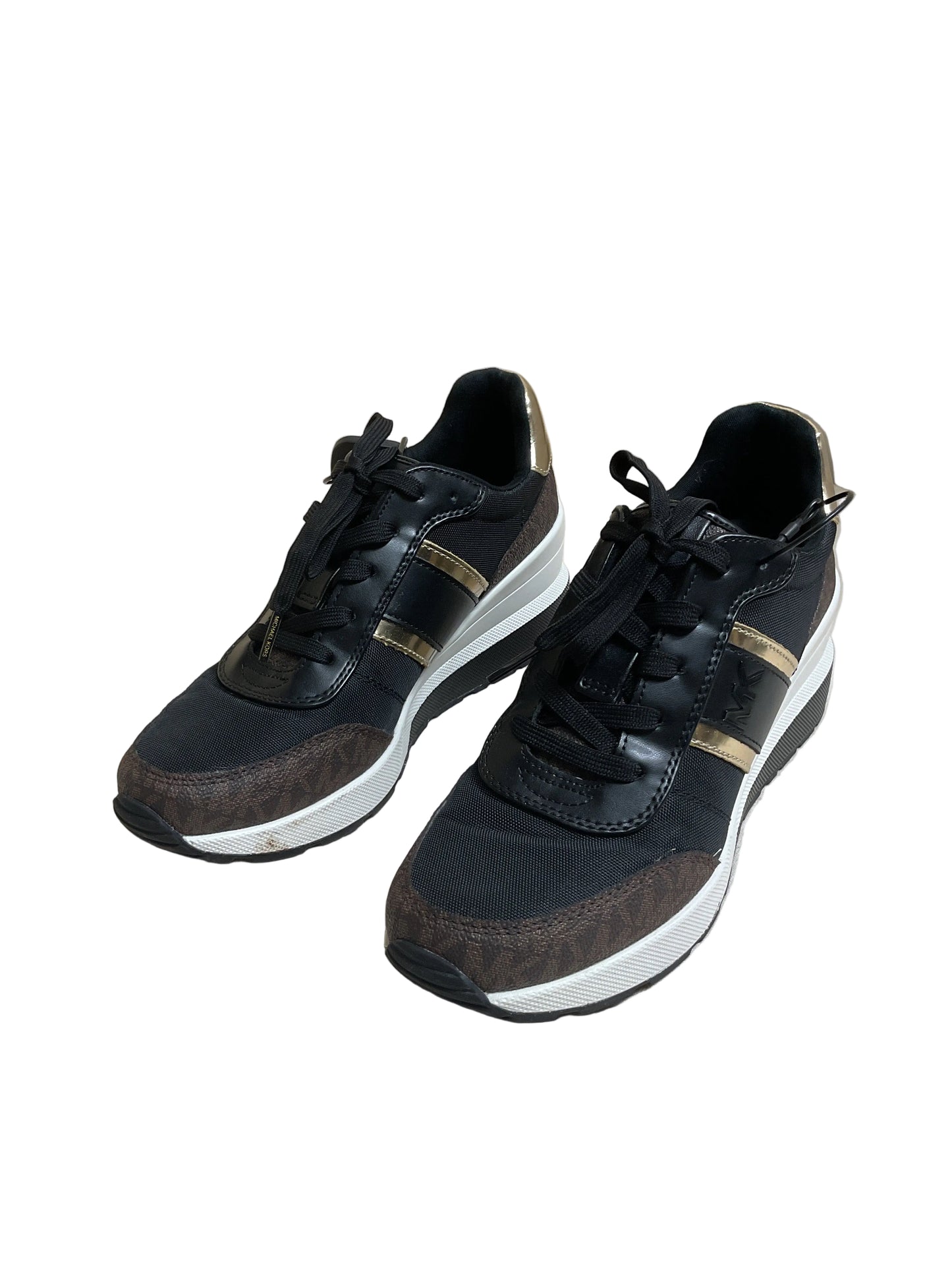 Shoes Sneakers By Michael By Michael Kors In Black & Brown, Size:7.5