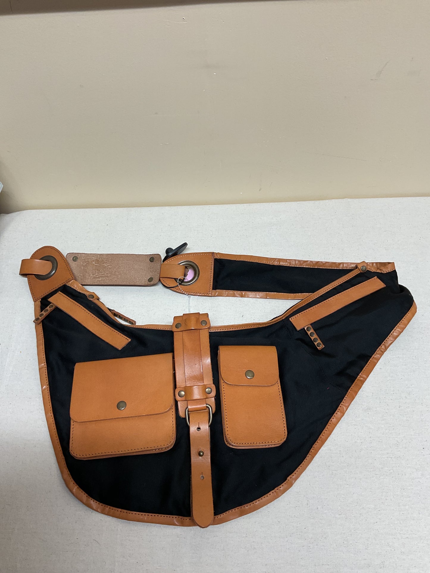 Backpack By Free People In Black & Brown, Size:Medium